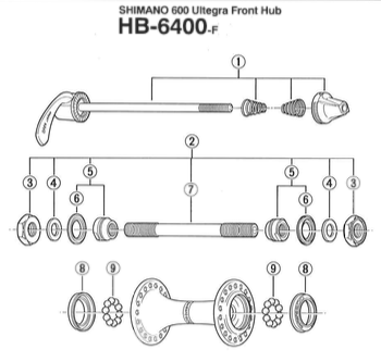 HB 6400 Rear Hub